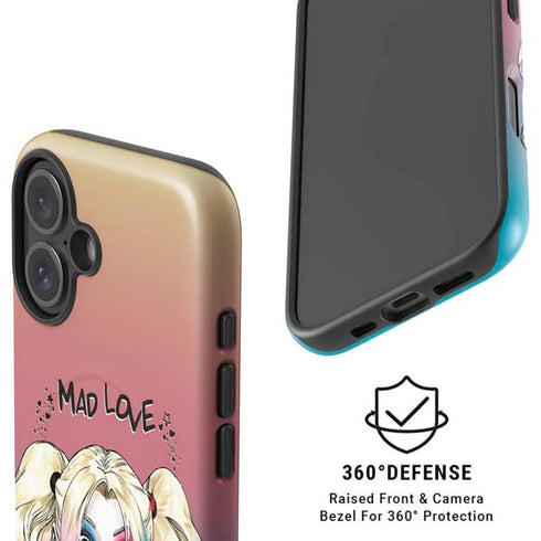 DC Comics Harley Quinn Mad Love iPhone 16 Plus Magsafe Impact Case